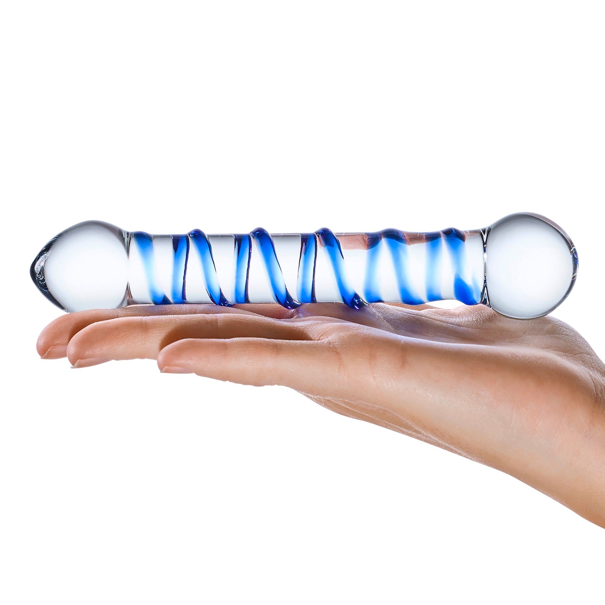 6.5" Spiral Double Ended Dildo