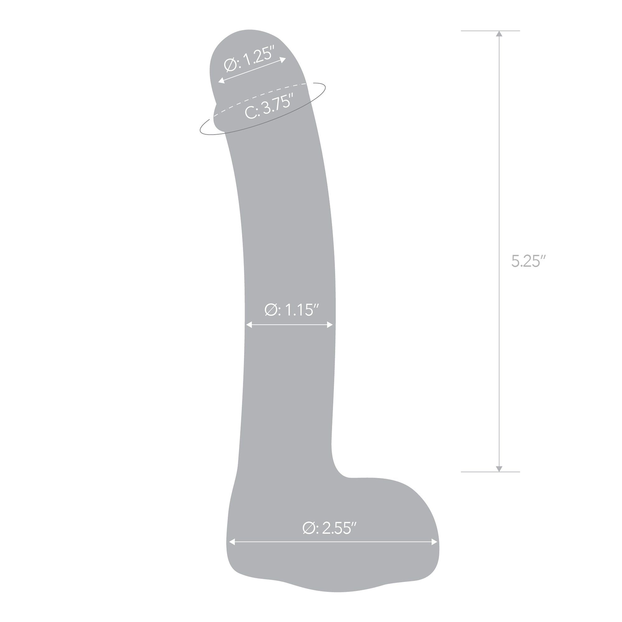 7" Realistic Curved G-Spot Dildo