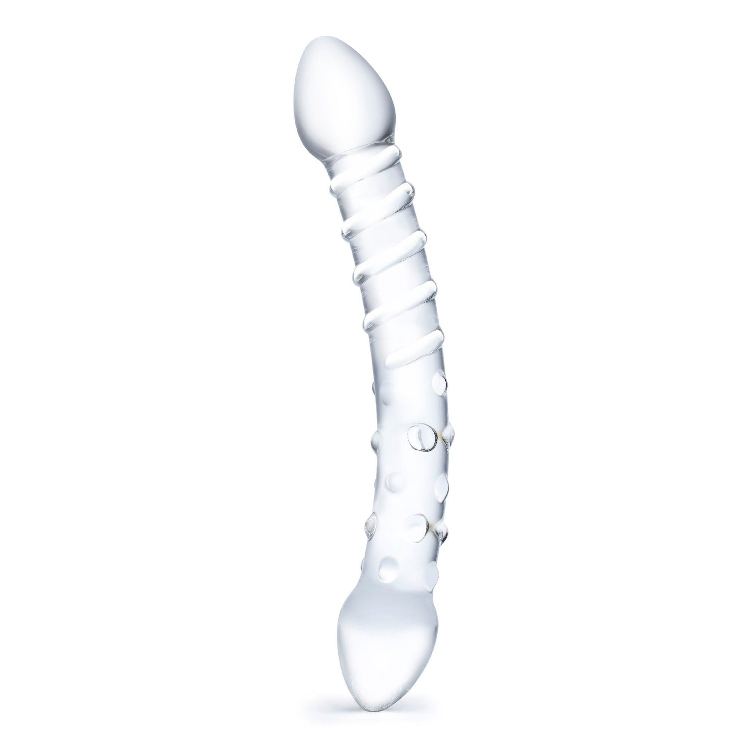 Double Trouble Glass Dildo - Dual Ended Design | By Gls Double Trouble Glass Dildo - Dual Ended Design | By Gls
