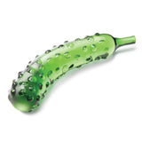 Caressing Cucumber 8.25" Glass Dildo