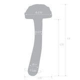 Magic Mushroom 7.5" Glass Dildo