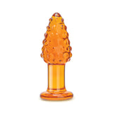 4" Cornstar Nubbed Glass Butt Plug