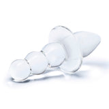 2.25" Titus Beaded Glass Anal Plug