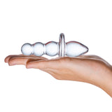 2.25" Titus Beaded Glass Anal Plug