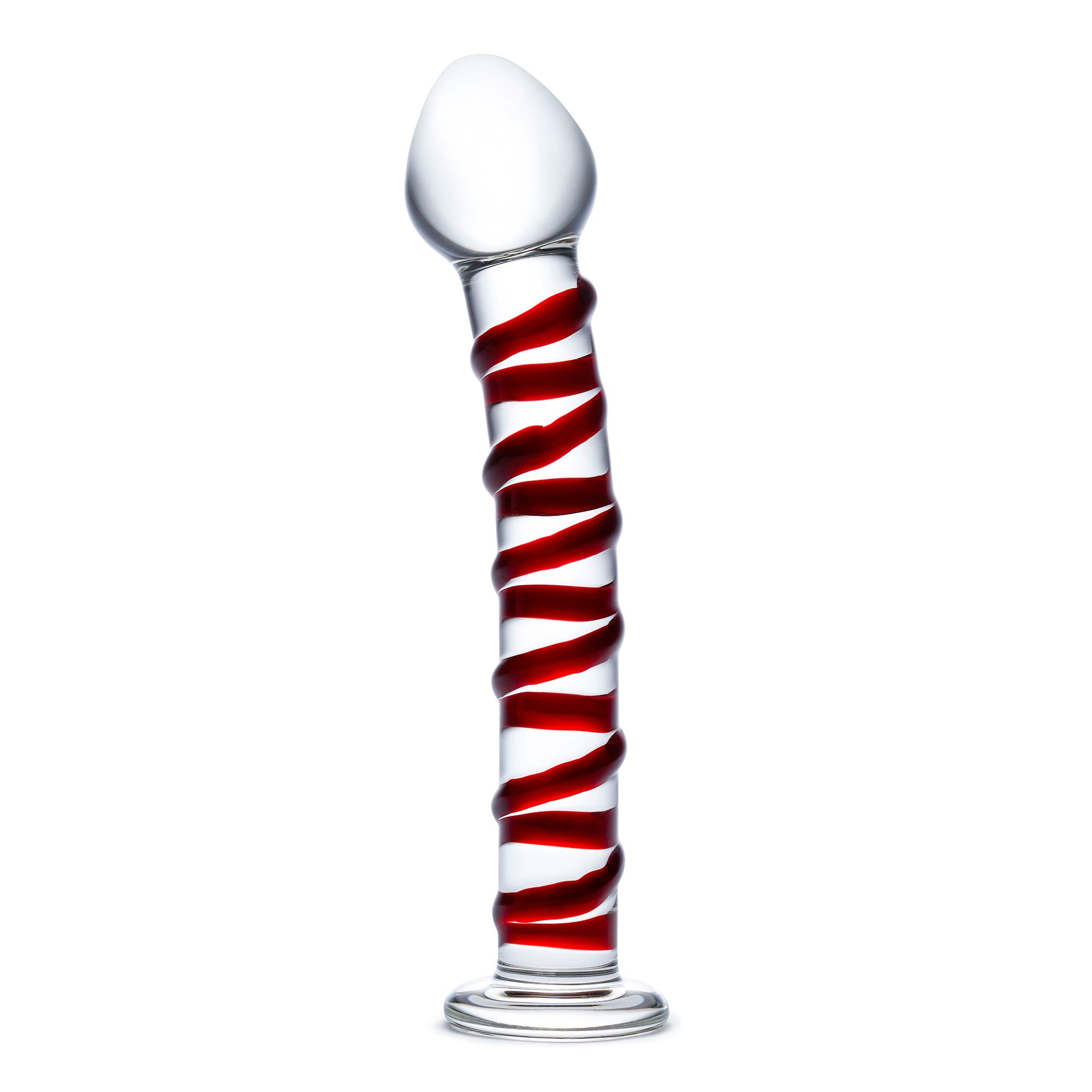 7.5" Mr. Swirly Glass Dildo