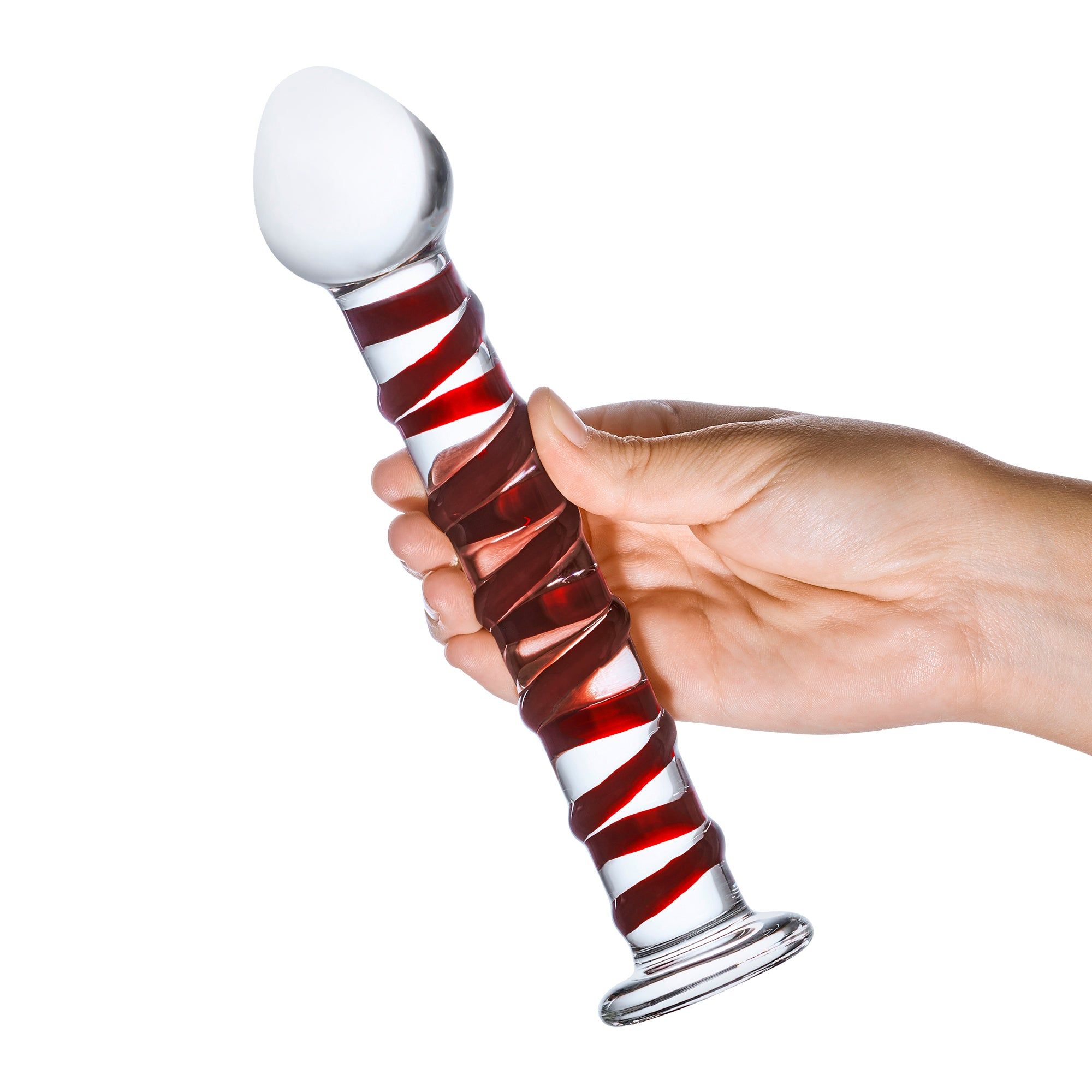 7.5" Mr. Swirly Glass Dildo