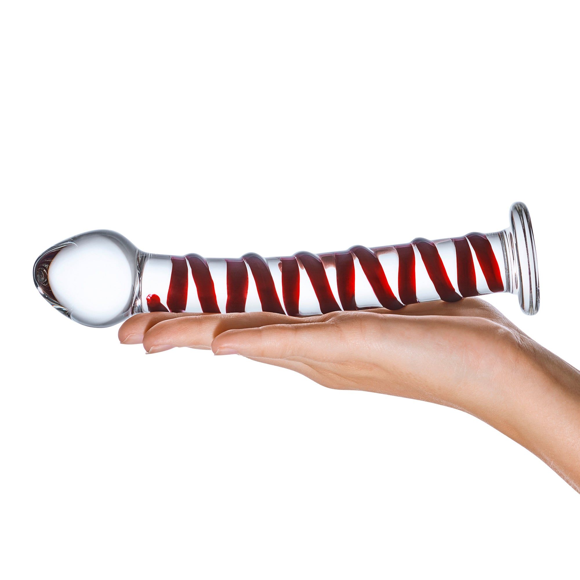 7.5" Mr. Swirly Glass Dildo