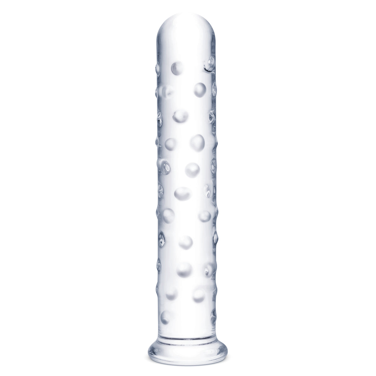 10" Extra Large Nubbed Glass Dildo