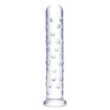 10" Extra Large Nubbed Glass Dildo