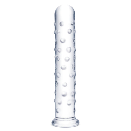 10" Extra Large Nubbed Glass Dildo