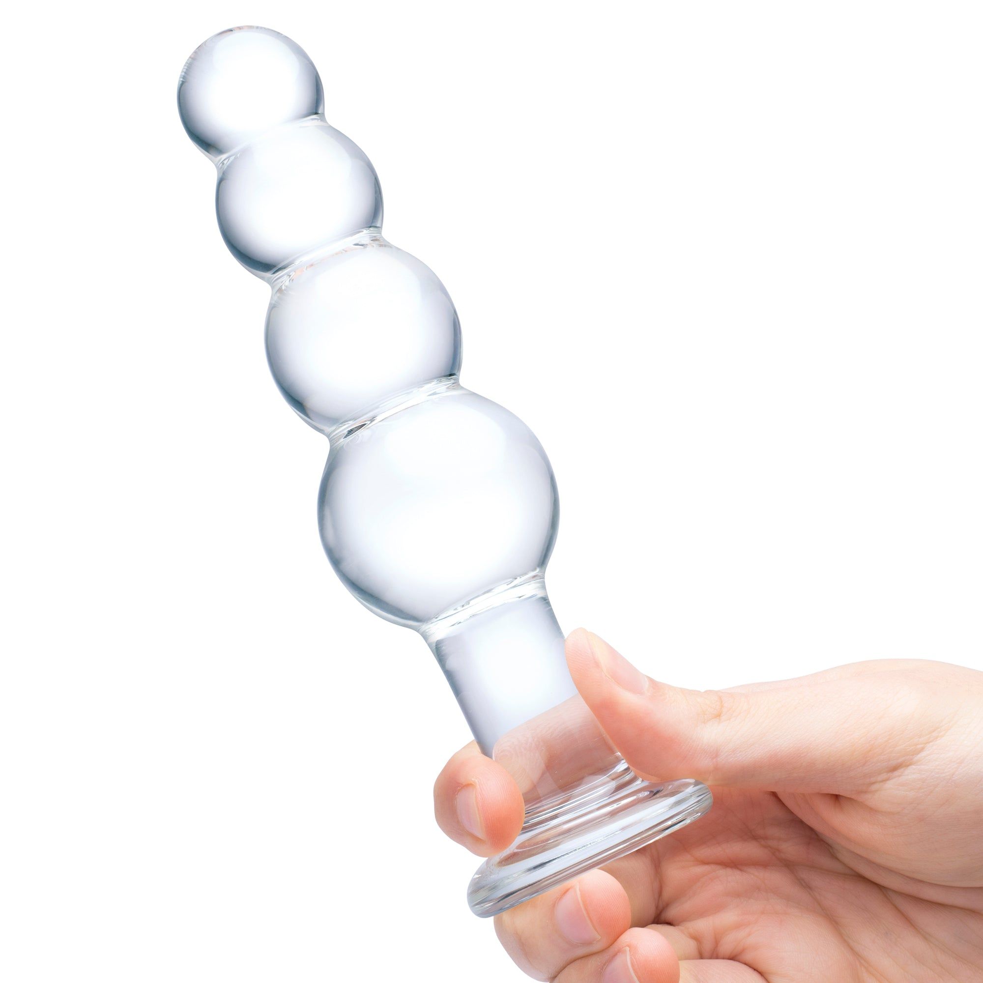 7.25" XL Glass Anal Beads