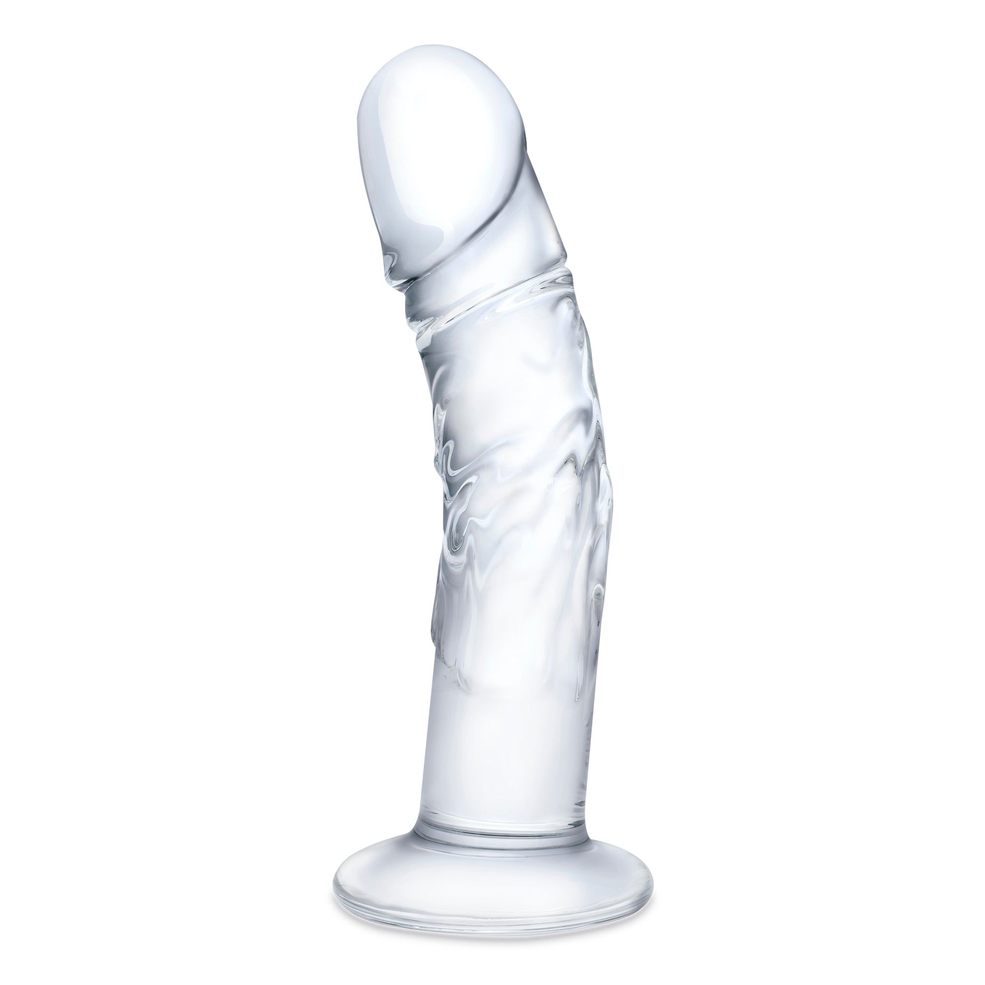 7" Curved Realistic Dildo with Veins