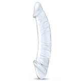 10.5" Girthy Realistic Double Dong Glass Dildo
