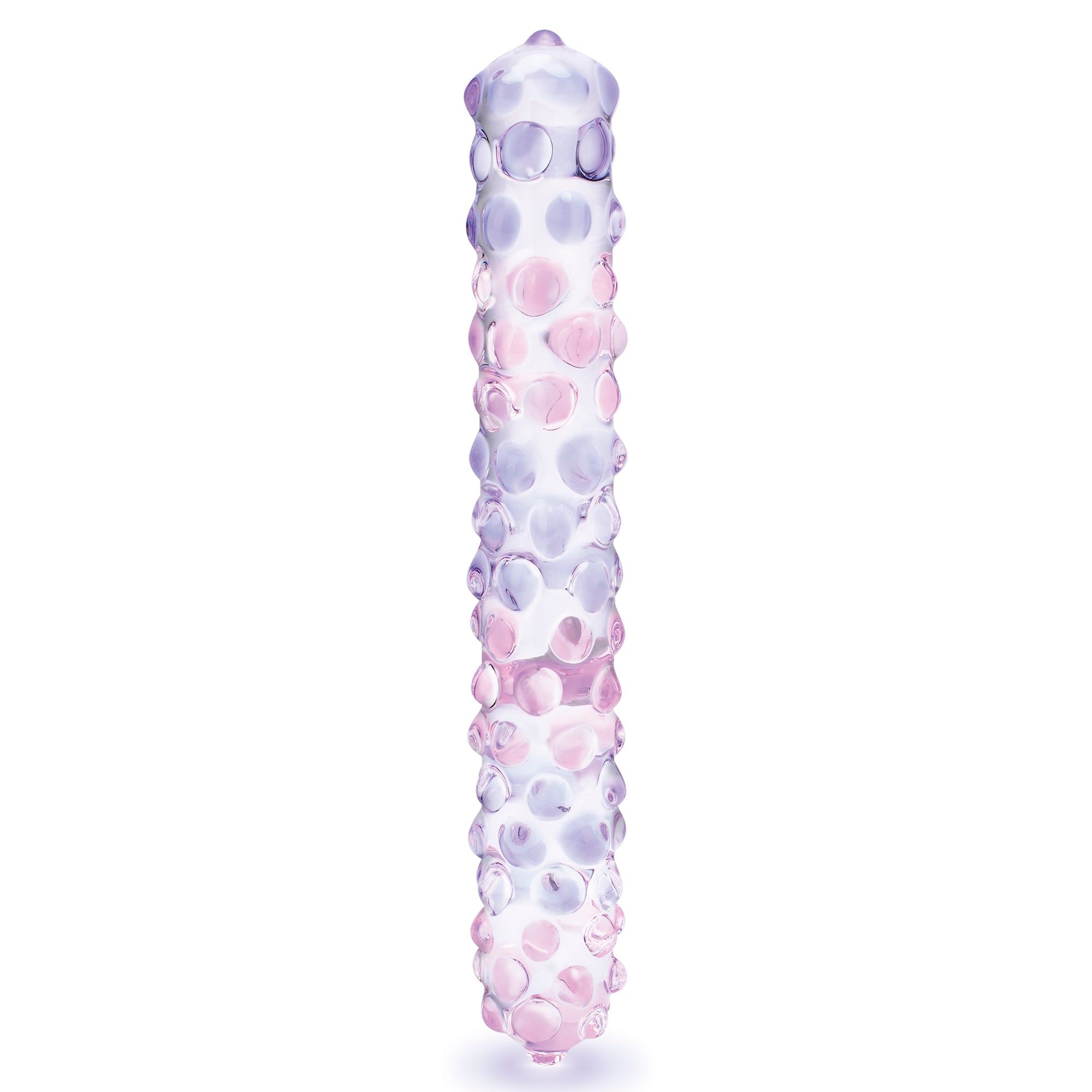 9" Purple Rose Nubbed Dildo