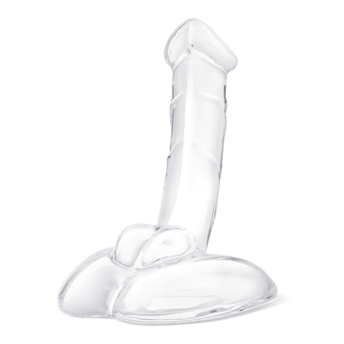 7.5" Rideable Realistic Penis Glass Dildo