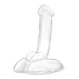 7.5" Rideable Realistic Penis Glass Dildo
