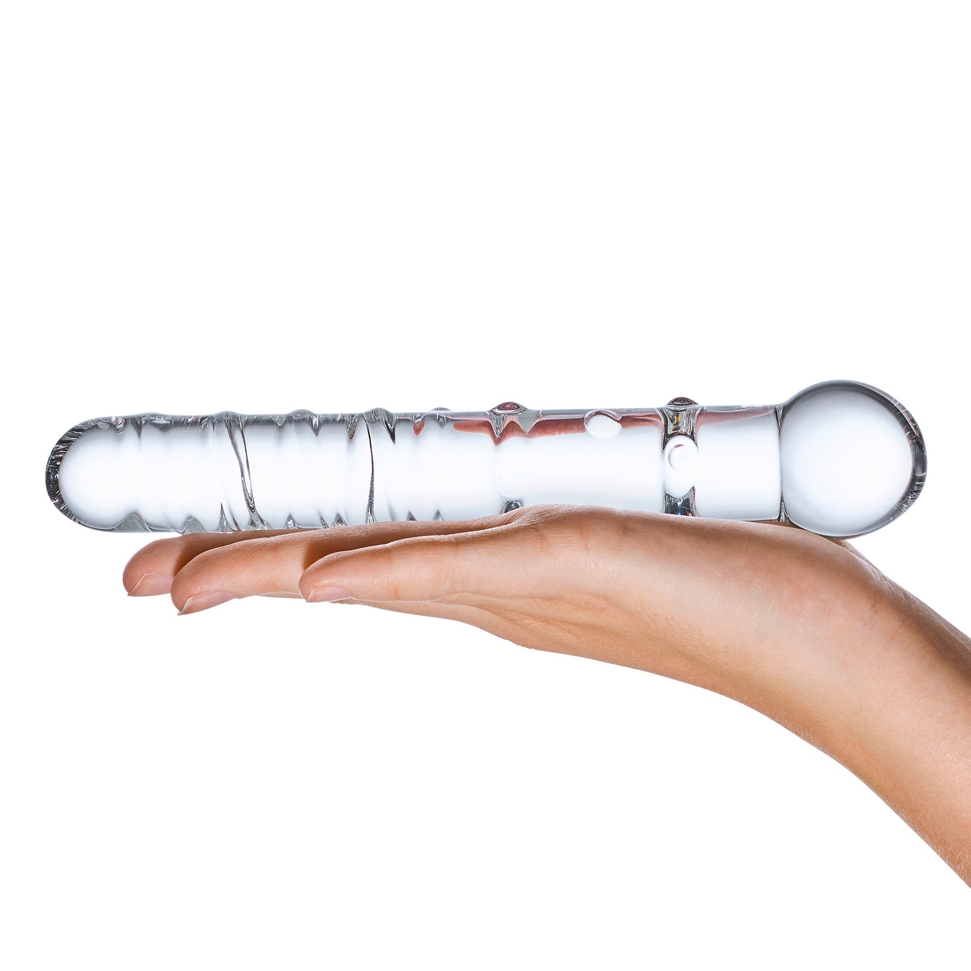 Callisto Nubbed Clear Dildo