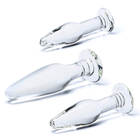 Small Glass Butt Plugs | Handcrafted By Gls Small Glass Butt Plugs | Handcrafted By Gls