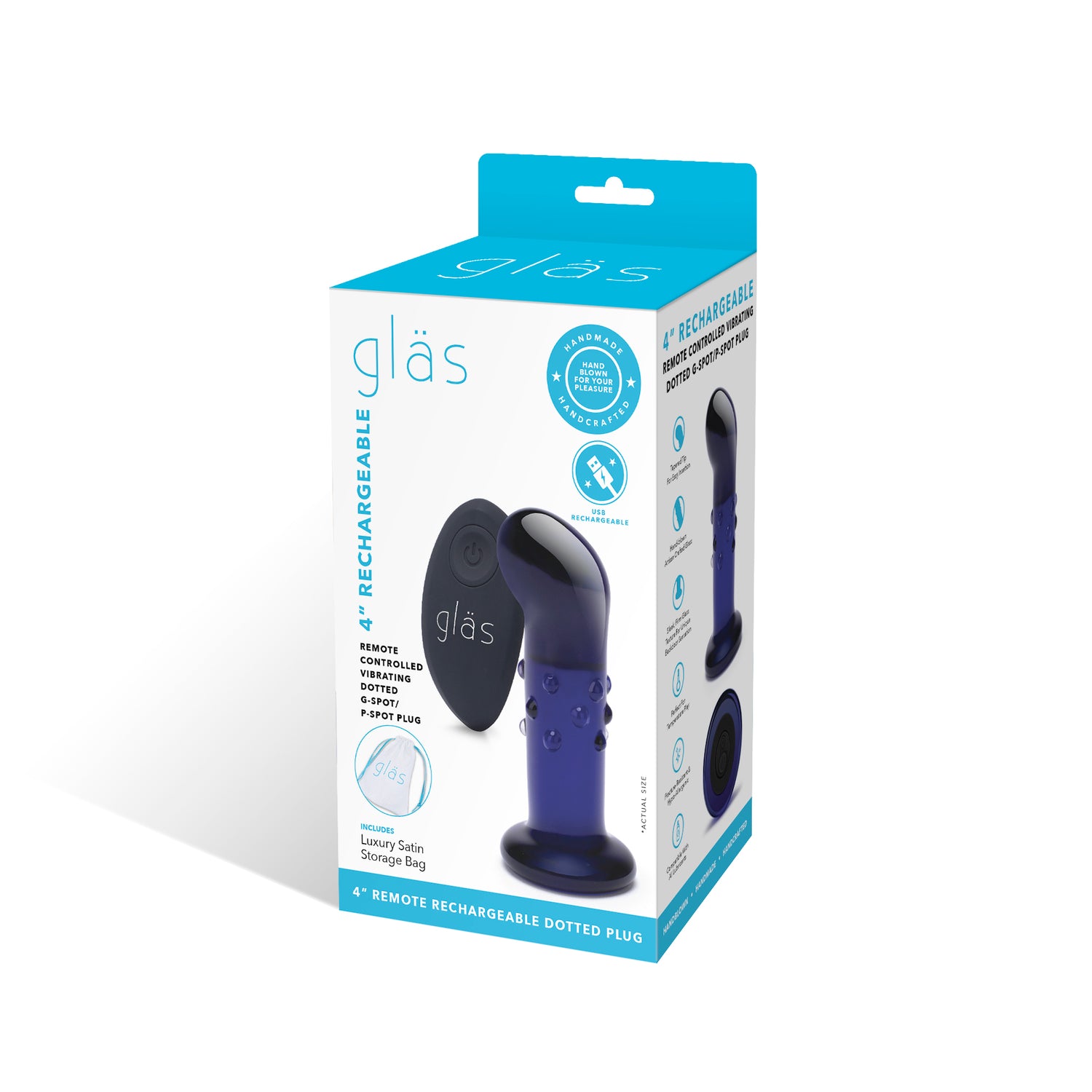 4" Vibrating Nubbed Butt Plug | By Gls 4" Vibrating Nubbed Butt Plug | By Gls