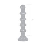 7” Blue Anal Beads