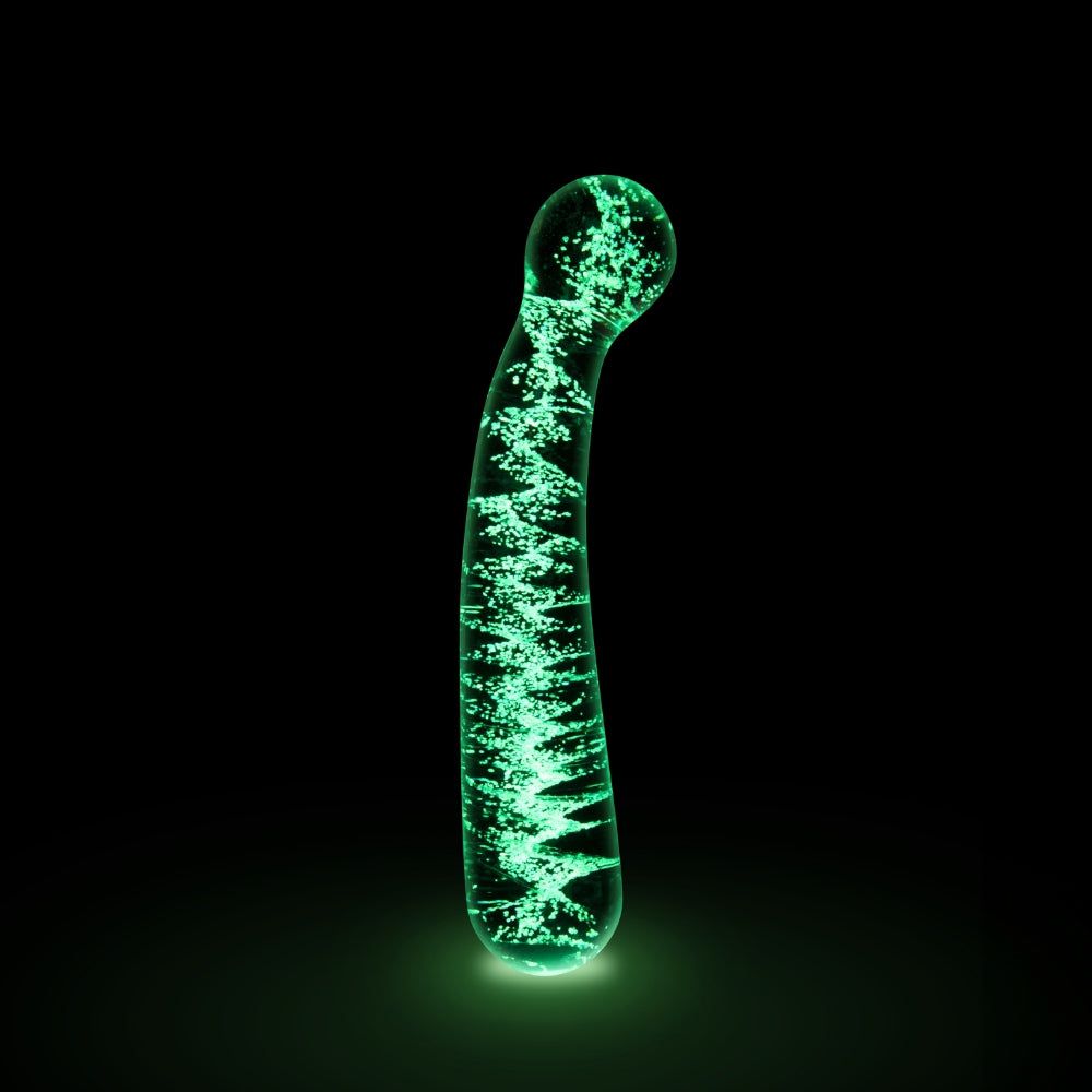 6.5" Glow-In-The-Dark Double Ended Thick Dildo