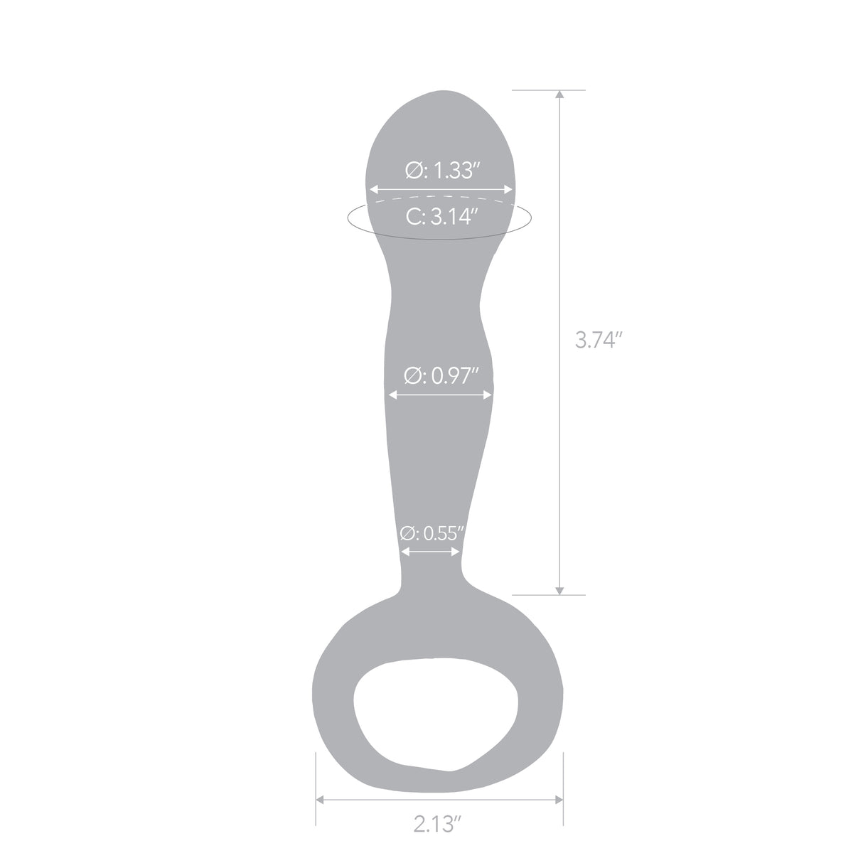 Measurement chart with dimensions labeled.