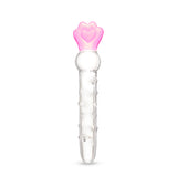 8.25" Love Nubs Wand Glass DIldo