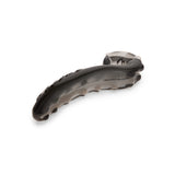  Black Nubbed G-Spot Glass Dildo on a white background