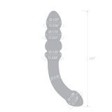 Gray silhoutte with dimensions on a white background