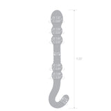Gray silhoutte with measurements on a white background