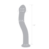 Gray tool with dimensions on a white background