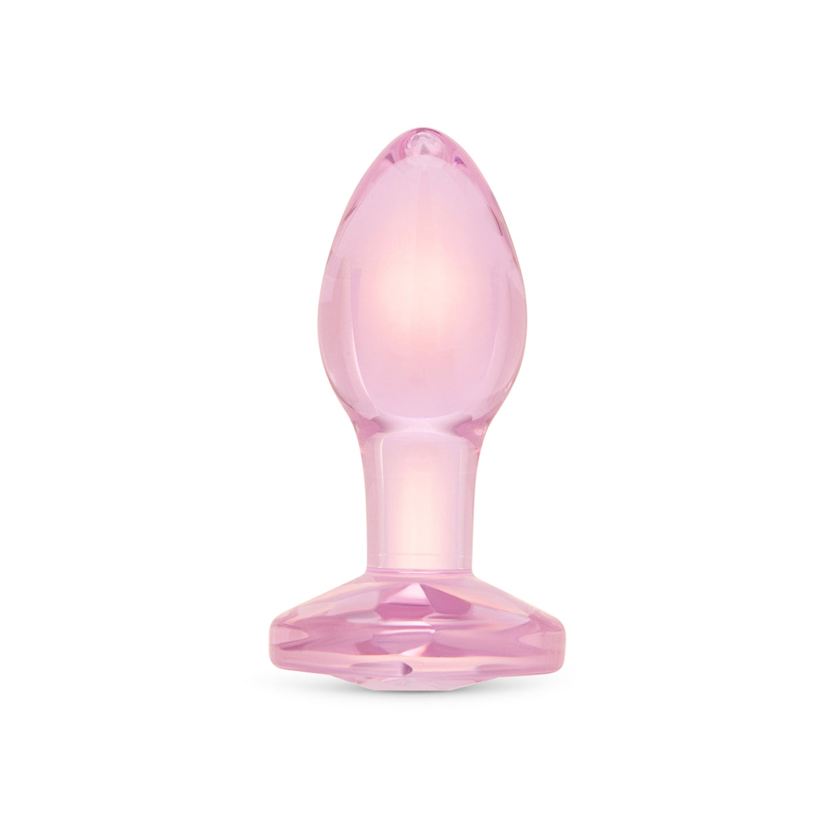 3" Bubble Gem Glass Butt Plug
