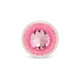 3.4" Pink Celestia Glass Butt Plug