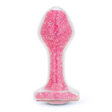 4" Pink Celestia Glass Butt Plug