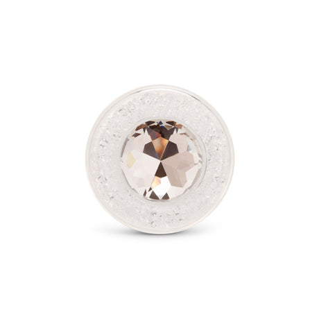 3.7" Diamond Celestia Glass Butt Plug