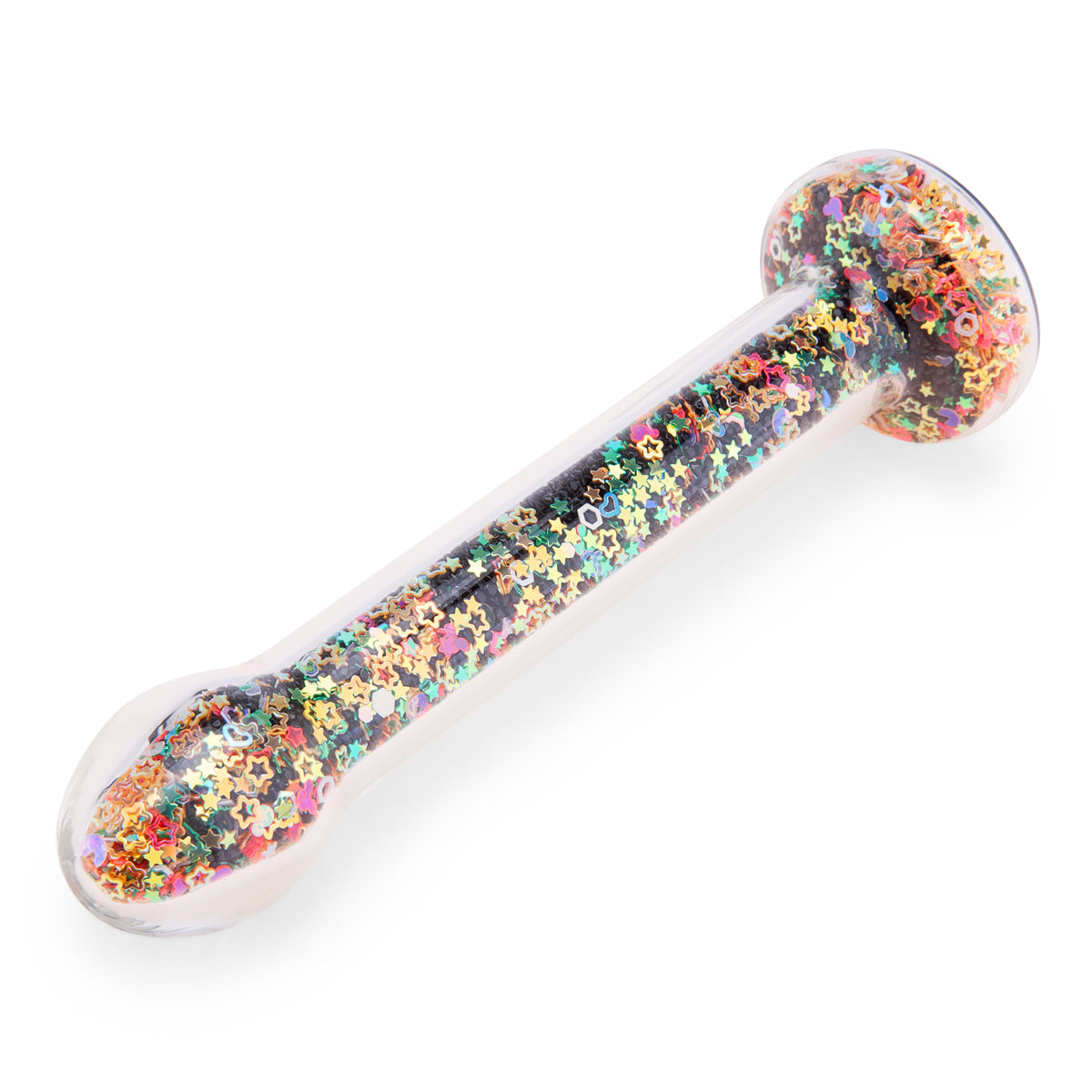7" Stardust Glass Dildo