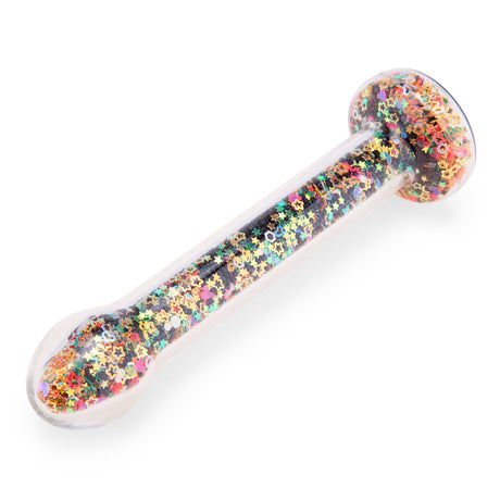 7" Stardust Glass Dildo