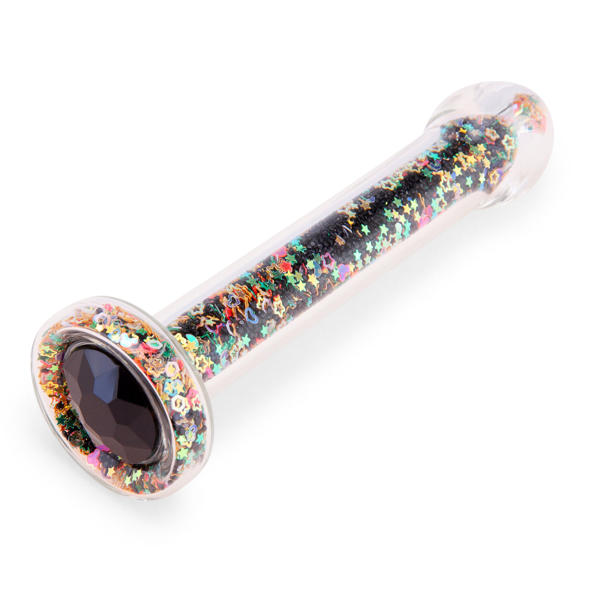 7" Stardust Glass Dildo