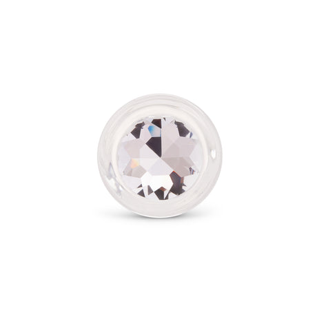 3.35" Twist and Tush Glass Butt Plug