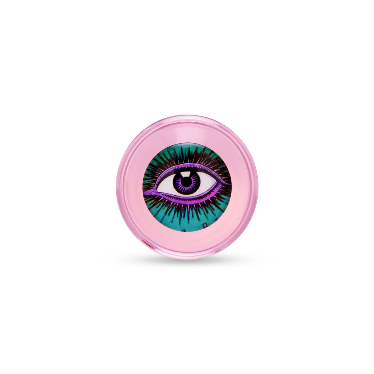 GLAS-WEB-269_4 Base with eye design embedded in the flared base