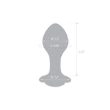 3.75" Eye Spy Glass Butt Plug