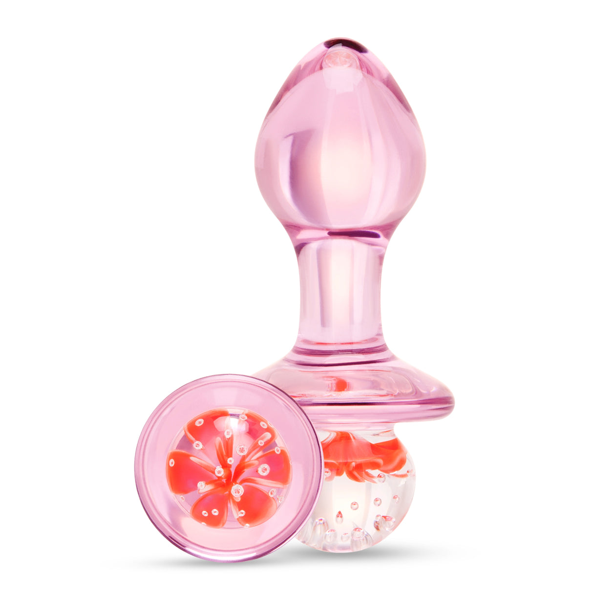 3.75" Pink Peony Butt Plug