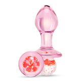 3.75" Pink Peony Butt Plug