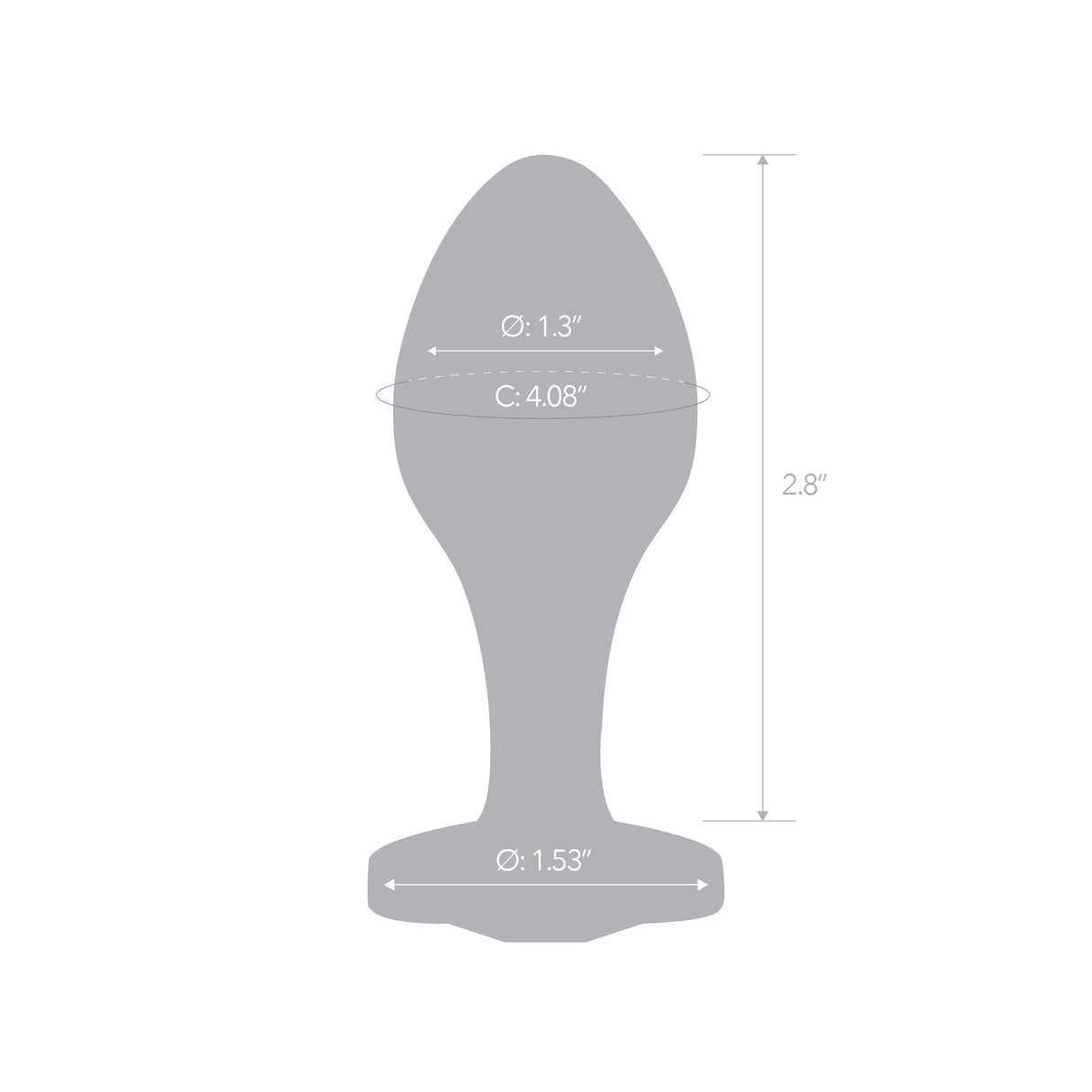 3.35" Booty Crush Butt Plug