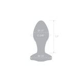 3" Twilight Aura Glass Butt Plug