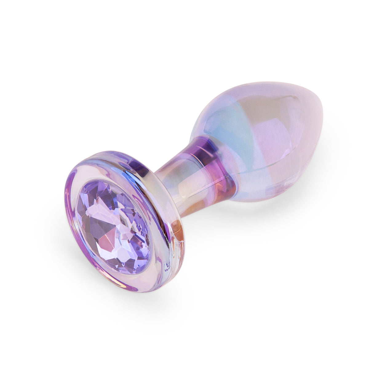 3.35 " Twilight Aura Glass Butt Plug