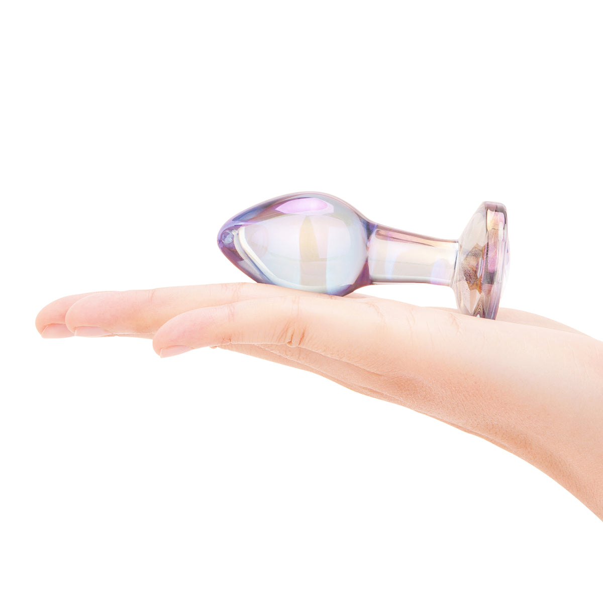 3.35 " Twilight Aura Glass Butt Plug