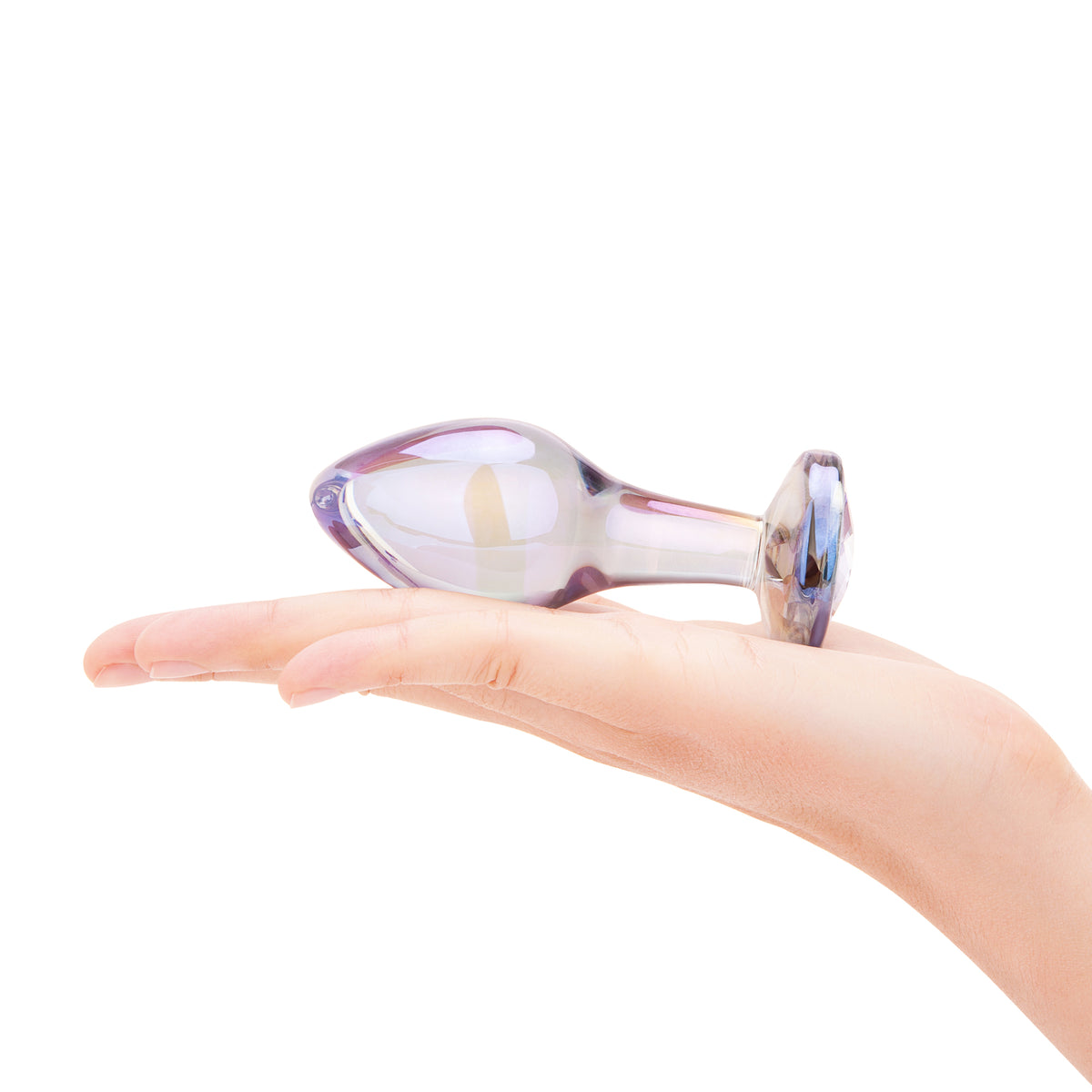 4" Twilight Aura Glass Butt Plug