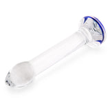 7" Blue Me Away Glass Dildo