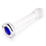 7" Blue Me Away Glass Dildo